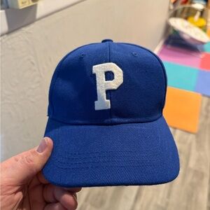 Blue toddler baseball hat